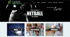 Desktop Screenshot of cairnsnetball.net.au